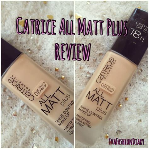 Light reflective pigments provide a natural effect that does not look masky. IvaFashionDiary: Catrice All Matt plus - Recenzija.