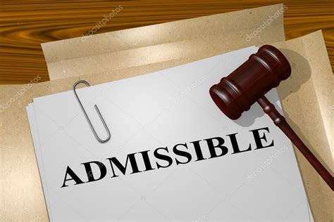 Esto no es admisible translation of admisible in english. Concepto jurídico admisible — Foto de stock © Premium ...