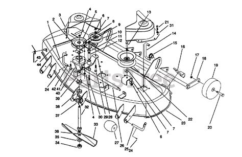 Toro lawn mower carburetor linkage diagram. Toro 05-42SS02 - Toro 42" Side-Discharge Mower Deck (SN ...