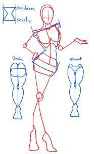How to draw a woman body an easy step by step drawing lesson for kids. How To Draw Female Figures, Female Figures by NeekoNoir ...