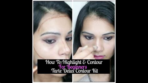 How to contour for beginners. How to: Contour & Highlight for Beginners|Tarte Contour Set|Defining Glamour - YouTube