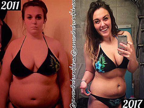 I also do laundry by hand, sleep in a hammock or on. Weight Loss Before and After: Samantha's 60 Pounds Weight ...