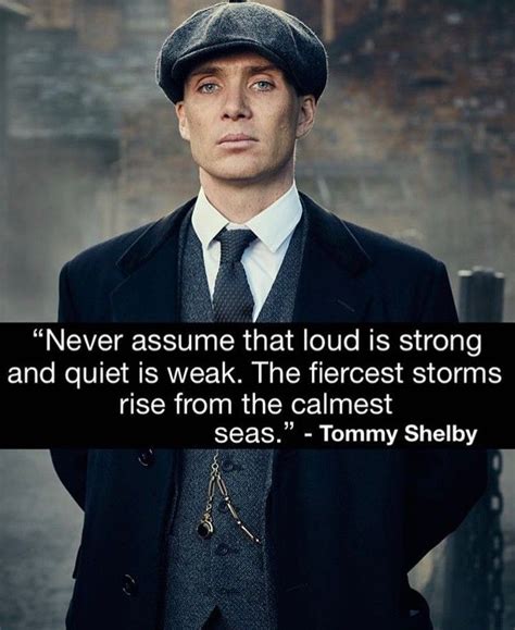 High quality peaky blinders quotes gifts and merchandise. FEARLESS MOTIVATION on Instagram: "Calm and strong ...