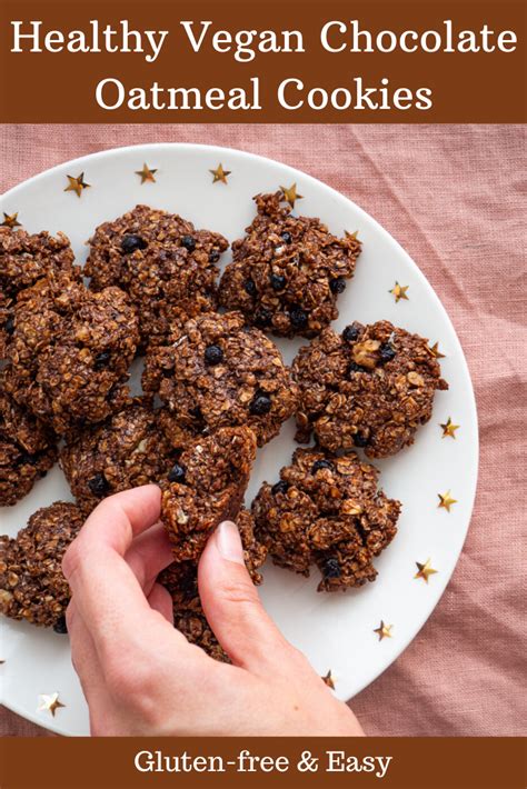 They boost metabolism and help you burn fat. Healthy Vegan Chocolate Oatmeal Cookies (Gluten-Free)