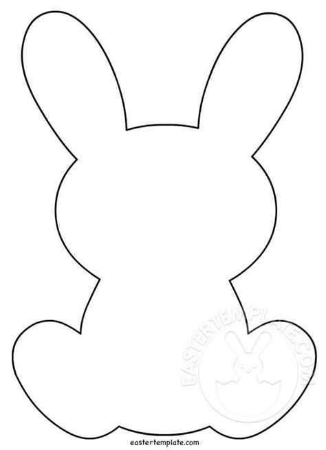 Download 764 bunny pattern free vectors. rabbit-template-printable | Spring crafts | Easter bunny template, Easter templates, Bunny templates