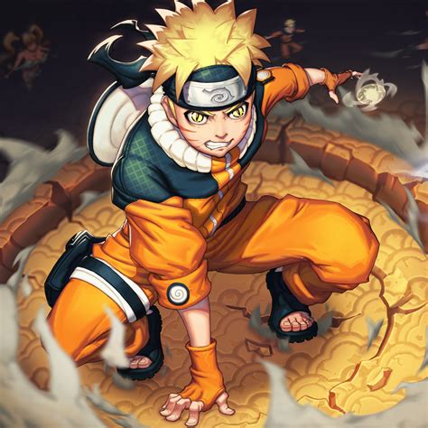 2048x2048 Naruto Uzumaki 4K Art Ipad Air Wallpaper, HD ...