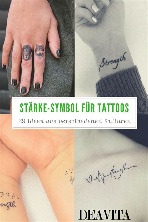 Because of this, the symbols of the uk are diverse, reflecting the individual nature of each country. Symbol für Stärke als Tattoo: Ideen für Zeichen aus ...