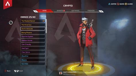 Either 750 or 12,000, or by buying the champion edition. Apex Legends - Ecco le skin leggendarie di Crypto