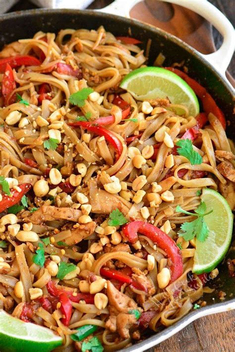 Add ginger and onion stir for 30 seconds. Pad Thai is a delicious rice noodle dish you can make at ...