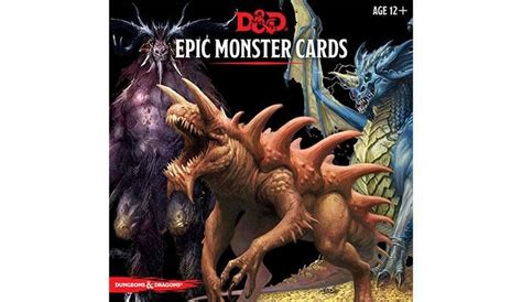 Well as the blood and ice quest. Gale Force Nine D&D 5E: EPIC MONSTER CARDS - Apt to Game