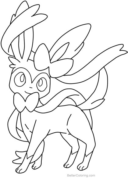 Musical instruments, pretend play, games & puzzles Download This Coloring Page - Pokemon Sylveon Coloring ...