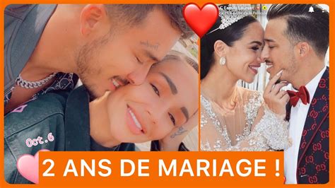 Les couloirs du temps : JAZZ ET LAURENT FÊTENT LEUR 2 ANS DE MARIAGE 💍 ️ ! - YouTube