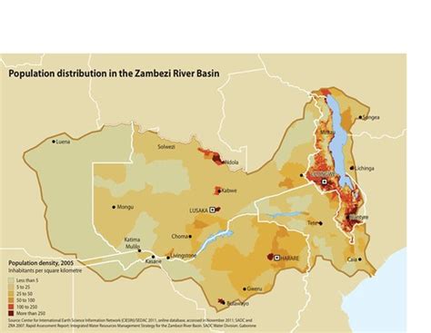 Victoria falls, although neither the highest nor widest of waterfalls in the world, lays. Population distribution in the Zambezi River Basin | Flickr