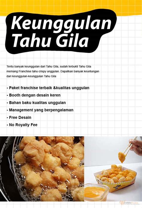 Mulai dari masakan sederhana hingga yang cukup sulit untuk dibuat, bisa kamu masak menggunakan rice cooker. Franchise Tahu Gila | Peluang Bisnis Tahu Goreng Crispy - Waralaba Ku