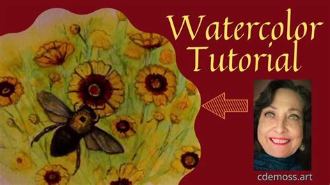 Often newly hatched daughters, live together in their nest with their mother. Watercolor Tutorial, Carpenter Bee - YouTube