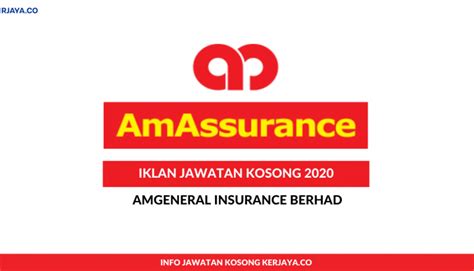Amgeneral insurance berhad general information hq address: AmGeneral Insurance Berhad • Kerja Kosong Kerajaan