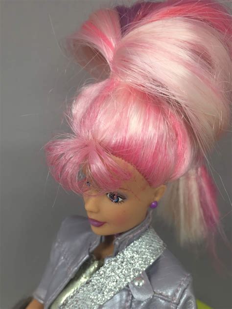 You can dye the hair using an acrylic paint wash, but synthetic doll hair doesn't take dye the way human hair does. Got Glue - Will Craft: How to dye Barbie's hair and remove ...