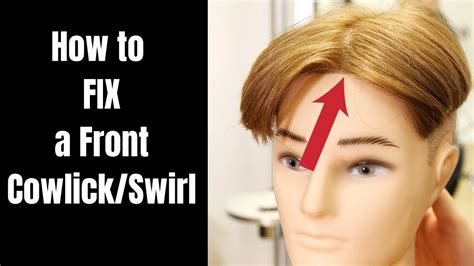 A great cowlick hairstyle is a wonderful way to reclaim hair and make sure that men look and feel their best. How to FIX a Cowlick in the Front - TheSalonGuy - YouTube