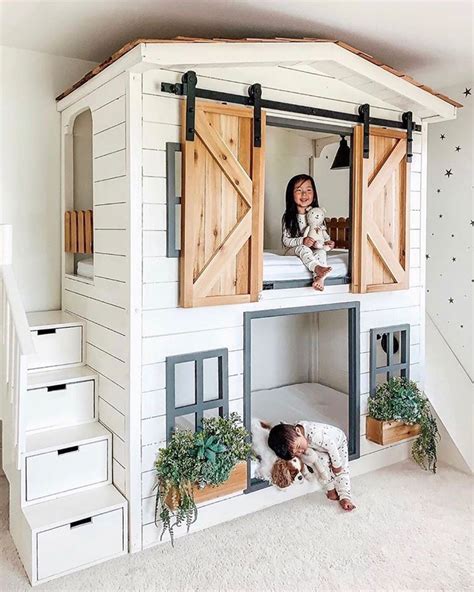 There is no particular person who invented bunk beds and they actually supposedly go back to the middle ages when the poor were trying to save space. Rooms By Zoya B on Instagram: "What a FUN Bunkbed? Love ...