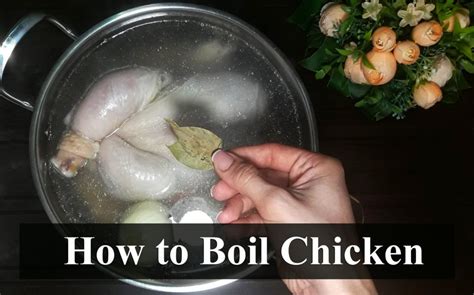 Always always use a thermometer when cooking. How to Boil Chicken: 12 Easy Steps - How-to-Boil.com