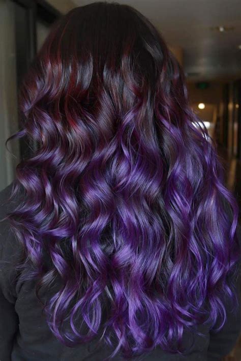 The package showed amazing colored hair. 50 Cosmic Dark Purple Hair Hues For The New Image ...