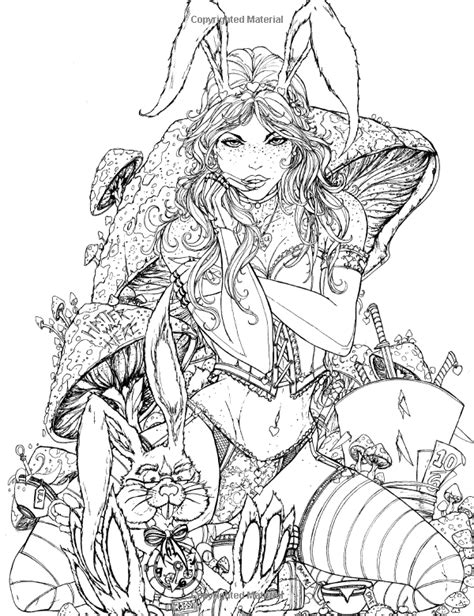 Alice grimm fairy tales #17 zenescope entertainment watch the inking video here: Pin on color pages