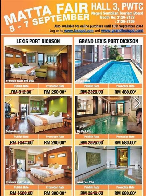 You can take advantage of free parking, along with an airport shuttle for a fee. :::leeyanaradhi:::: Matta Fair - Grand Lexis Port Dickson