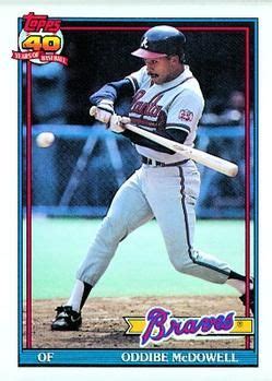 The trading card database is a member of the ebay partner network. The Trading Card Database - 1991 Topps 533 Oddibe McDowell | Tarjetas de béisbol, Tarjetas