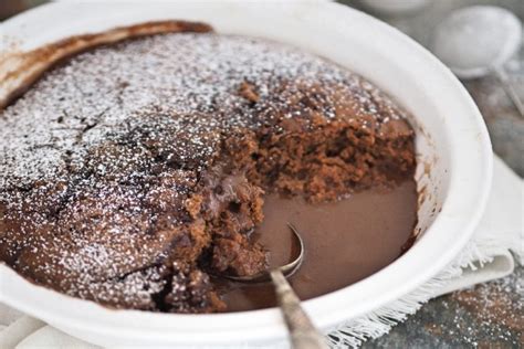 Combine brown sugar, cocoa and coconut and sprinkle it over the batter. Chocolate Self-Saucing Pudding » Additive Free Lifestyle