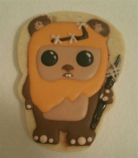 Doorpost) represents the dividing line between the inside of a jewish home or business and the outside world. Ewok, Star Wars decorated cookies (With images) | Cookie ...