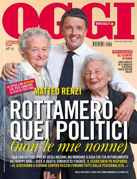 L'impegno civile è una caratteristica che il giovane matteo trova subito nella sua famiglia, anche e soprattutto grazie a suo padre, il quale da sempre si è impegnato in movimenti politici ed ideologici. I (primi) 40 anni di Matteo Renzi - Corriere.it