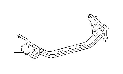 This donor vehicle is a 4 door standard. Toyota Tacoma Bumper Cover Reinforcement Beam (Rear). WITHOUT, TOWING, PAINTED - 5202304010 ...