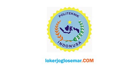 Lamar lowongan pekerjaan terbaru februari 2021 di jobs.id dalam bidang sales, marketing, administrasi, it, design, accounting, dll. Info Loker Dosen Surakarta Politeknik Indonusa - Loker Jogja Solo Semarang Oktober 2020