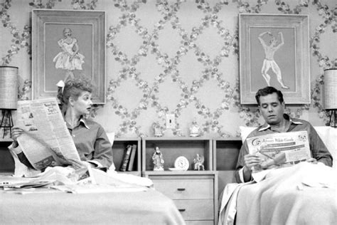 Space was so limited on the original sound stage that the ricardo's bedroom and the mertz's living room were shot on the same set with different furniture. 10 Best Bedrooms in Television Shows