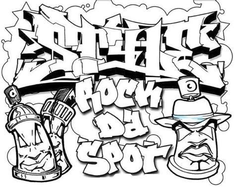 Download Graffiti Coloring Pages | Free download on ClipArtMag