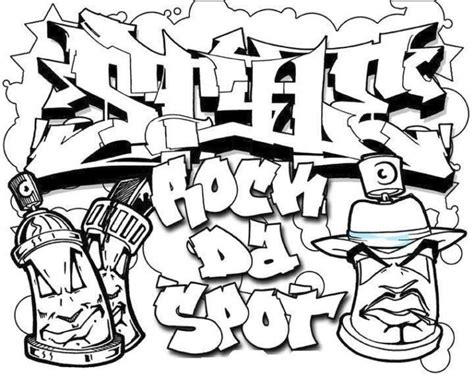 Graffiti coloring pages e f g and h for kids to study. Graffiti Coloring Pages | Free download on ClipArtMag