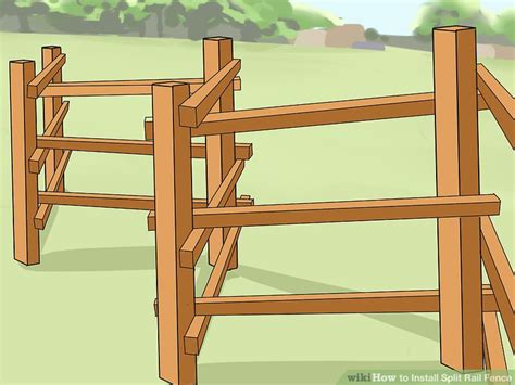 Below are step by step instructions to install this split rail fence. How to Install Split Rail Fence: 7 Steps (with Pictures ...