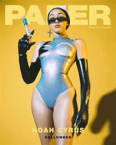 In a conscious effort to consider its own impact. NOAH CYRUS for Paper Magazine 2019 - HawtCelebs