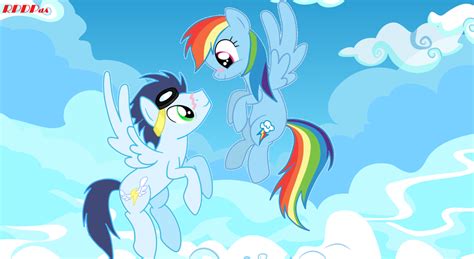 Day 12 by kikirdcz on deviantart. Soarindash Cutie Mark / Soarin Tells Rainbow About The ...