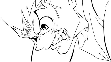 Gon transformation in adventure time style. GON ANGRY LINEART by HITL88 on DeviantArt