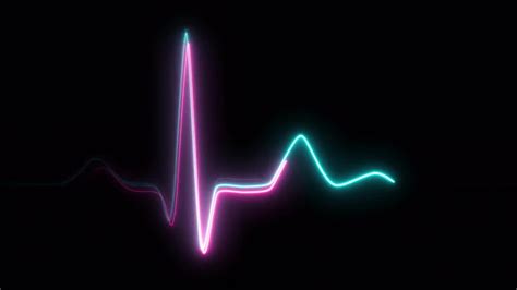 For you to use in your next video project, for free! Neon Heartbeat On Black Background - Stock Motion Graphics ...