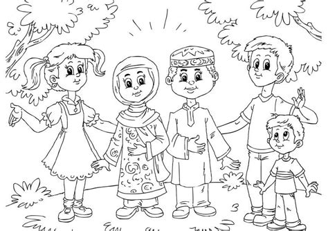 Gambar gambar anak sekolah kartun halloween mewarnai muslimah via rebanas.com. Gambar Contoh Gambar Mewarnai Anak Muslim Terbaru Gambarcoloring Kartun Muslimah Diwarnai di ...