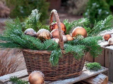 Das thema dekoration ist nun endlich auch im garten und auf der terrasse angekommen. Ideen für die Weihnachtsdekoration | Weihnachtsdekoration ...