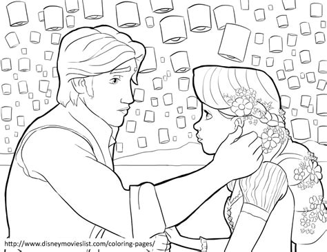 Download more than 170 tangled coloring pages. Rapunzel and Eugene coloring page - DIY Craft Ideas ...