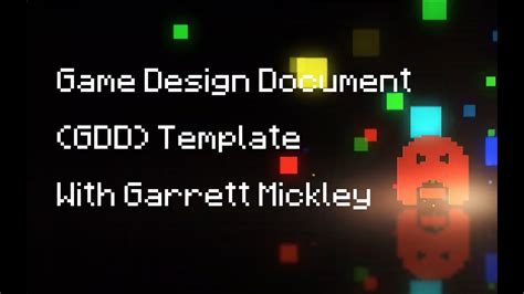 <your game name here> <your company logo here> revision: Free Game Design Document (GDD) Template - YouTube