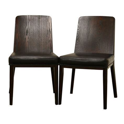 Sort by best seller newest price rating featured. Agatha Dark Brown Modern Dining Chairs (Set of 2 ...