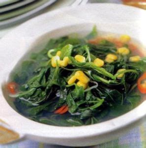 Keterangan sayuran sayur bening : Sayur Bening:Resep Masakan Aconk