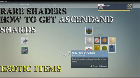 You will be able to purchase ascendant shards from the gunsmith for a price that can change, with it. Destiny: Glitched Shaders (How To Get Ascendant Shards ...