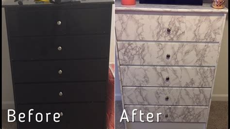 I'm moving into a new apartment and they don't allow contact paper. Under $25 Marble Chest Transformation| DIY - YouTube