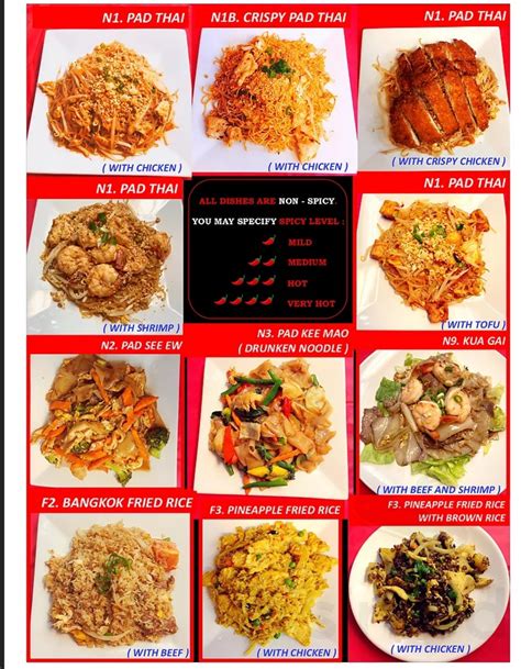 Besides being known for having excellent thai food, other cuisines they offer include asian, and thai. Bangkok Thai Food menu in Londonderry, New Hampshire, USA